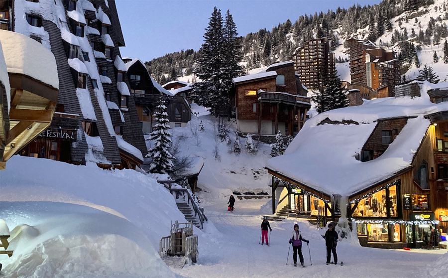 Autovrijen dorpen in Portes du Soleil